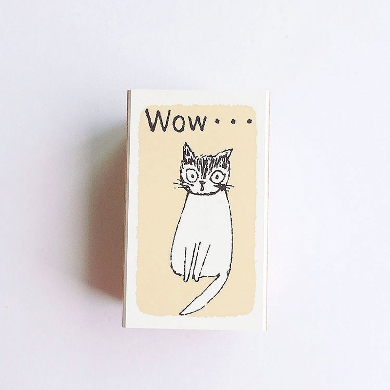 日本Kodomo猫咪小印章-共9款 - 印章/印台 - 木头 白色