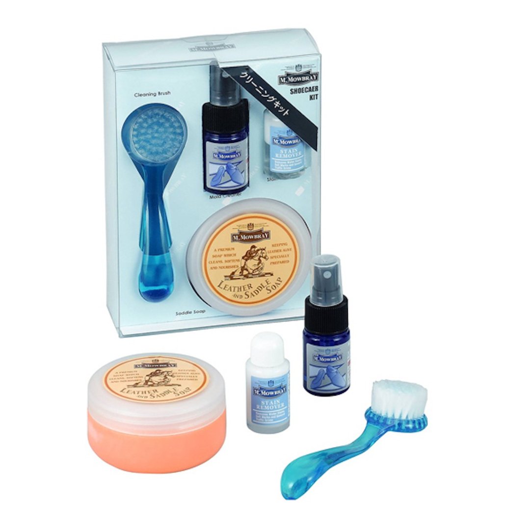 皮鞋专用清洁组 Shoe Care Kit 洗鞋组 意大利制马鞍清洁皂 - 皮件 - 其他材质 透明