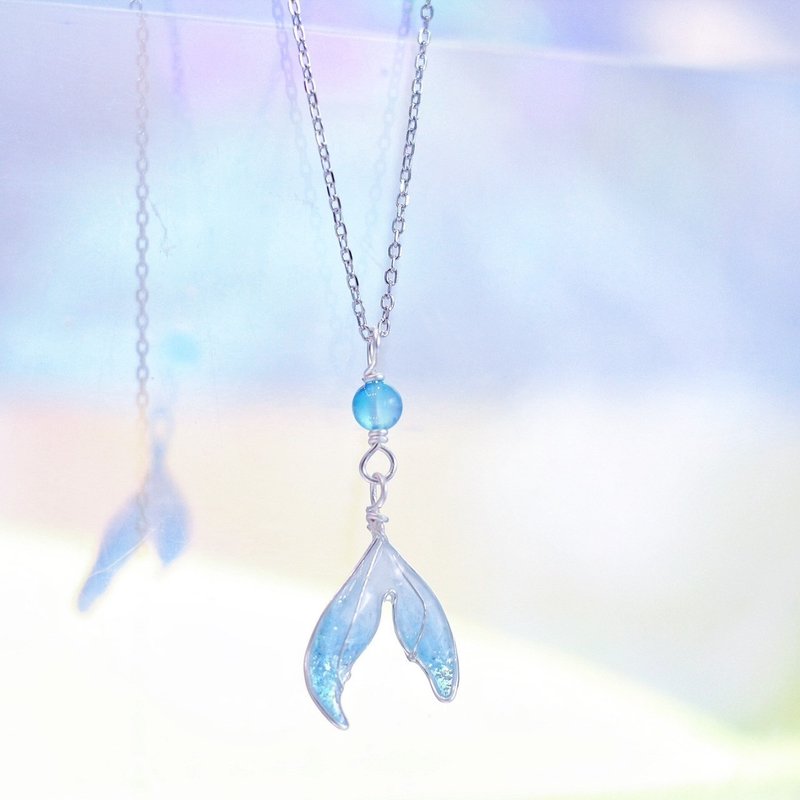 刻托の祝福 | 项链 - 项链 - 纯银 蓝色