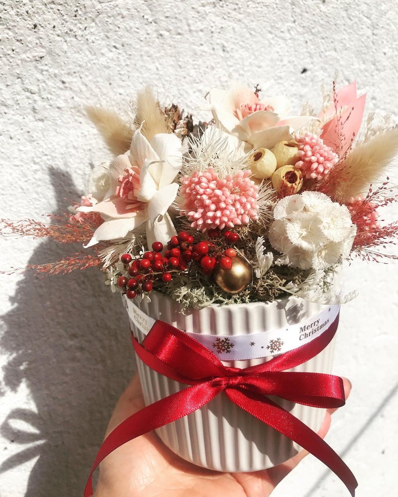 粉金年华永恒花礼 - 干燥花/捧花 - 植物．花 粉红色