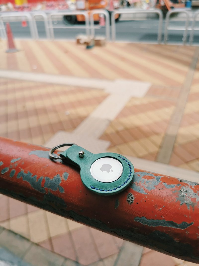 意大利植鞣牛皮 AirTag case #追踪器真皮保护套 - 数码小物 - 真皮 多色