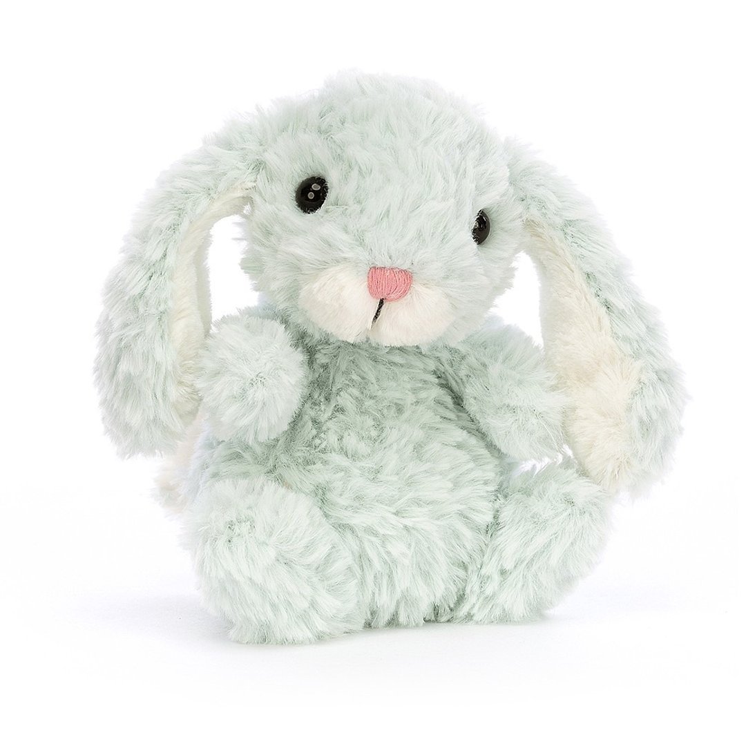 Yummy Bunny Mint 美味兔兔 清新绿 13cm - 玩偶/公仔 - 聚酯纤维 绿色