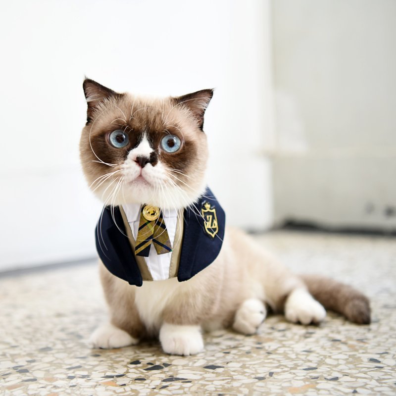 【ZAZAZOO】 常春藤制服--宠物时尚服饰 - 衣/帽 - 棉．麻 多色