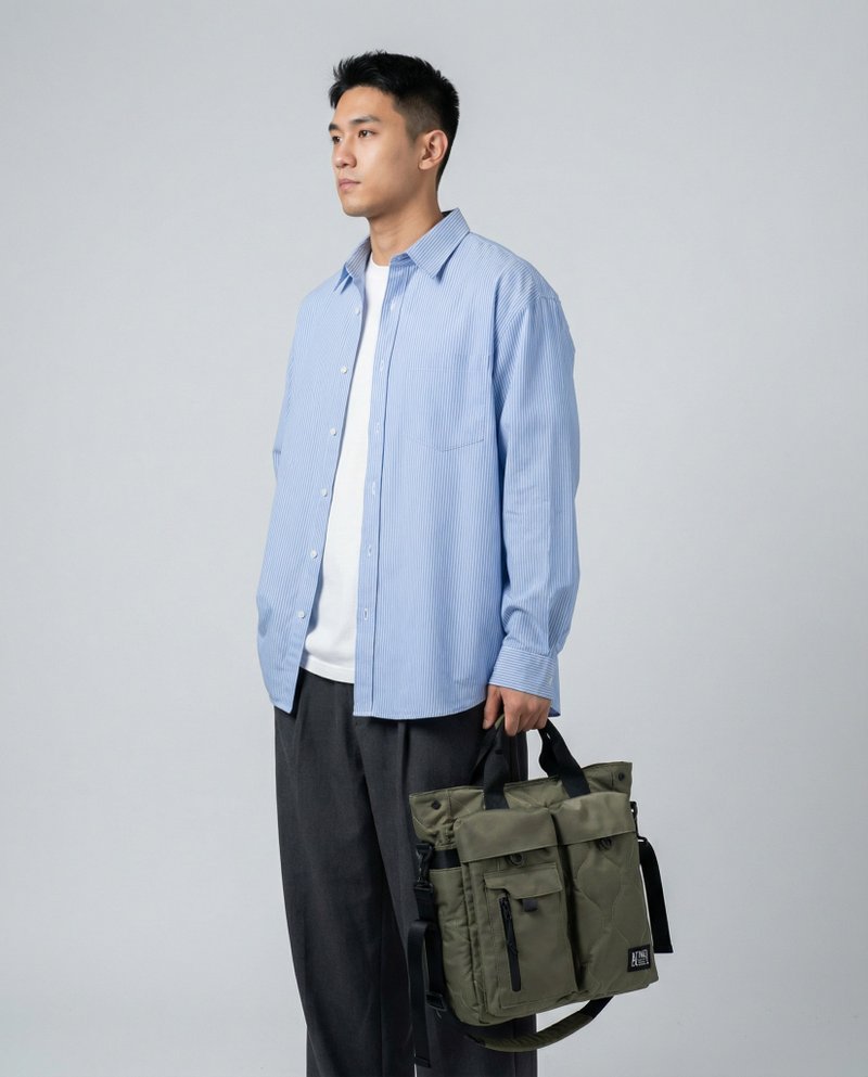 双口袋多功能包 (大 Size) - 手提包/手提袋 - 聚酯纤维 