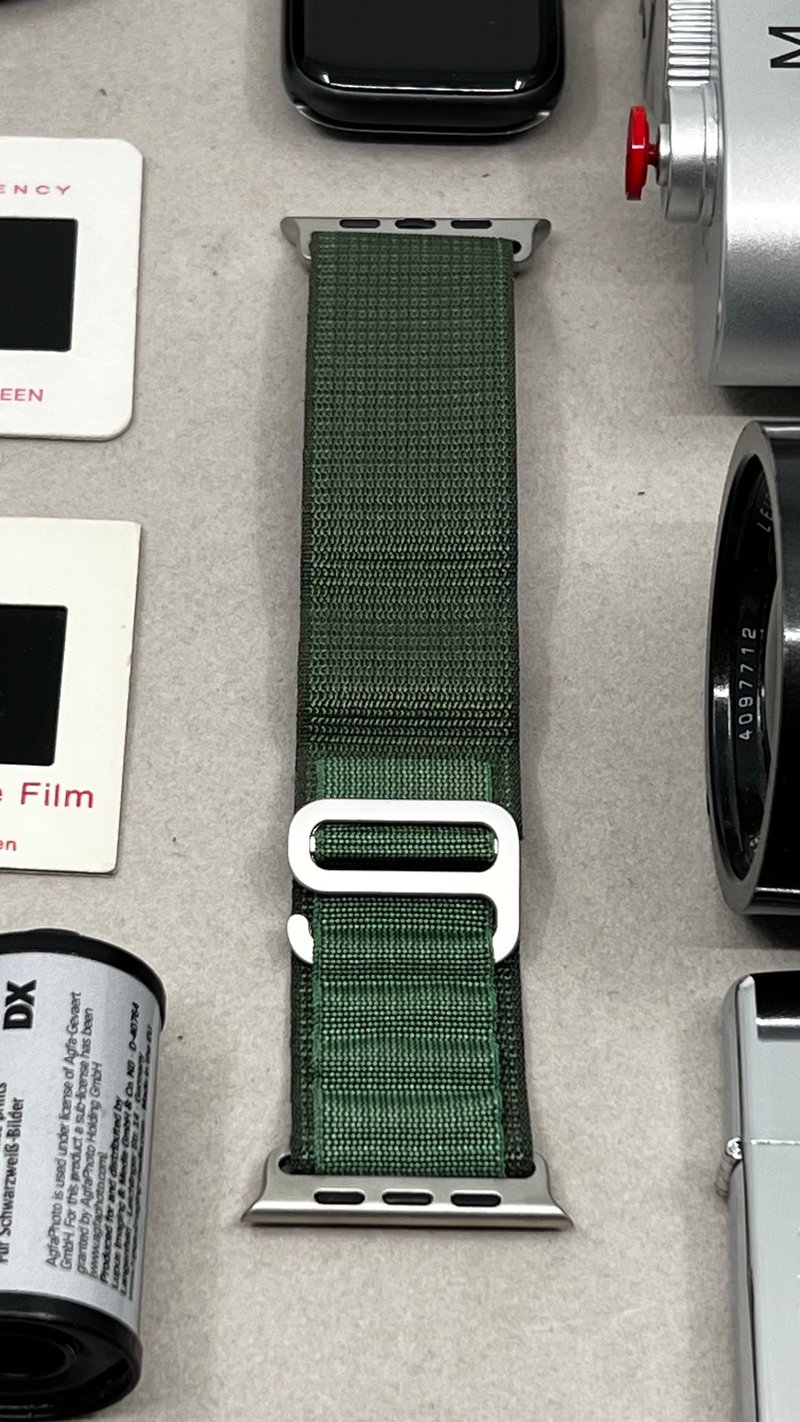 Apple Watch Ultra Alpine Loop Band 手表高山环表带表带 - 表带 - 其他人造纤维 绿色