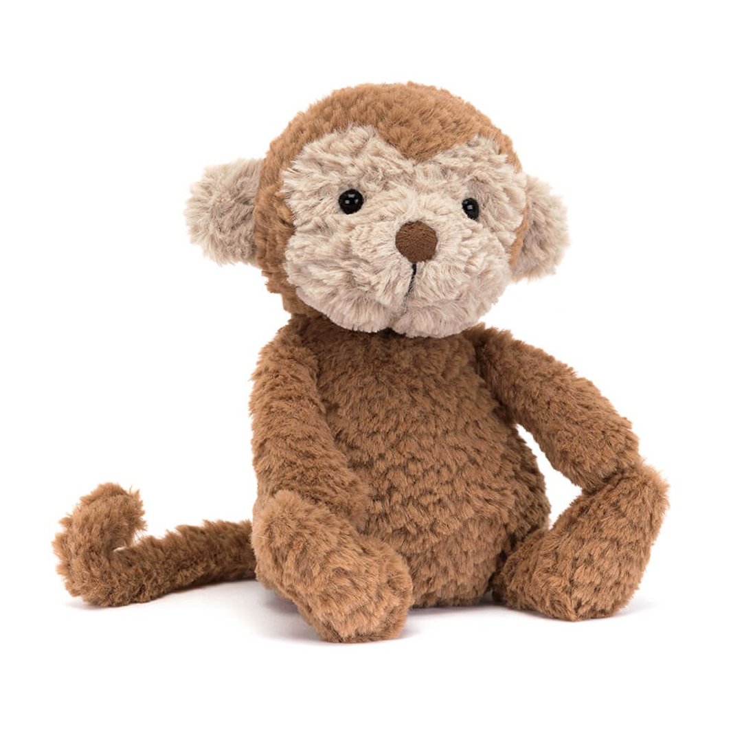 Tumbletuft Monkey 卷卷毛 猴子 - 玩偶/公仔 - 聚酯纤维 咖啡色