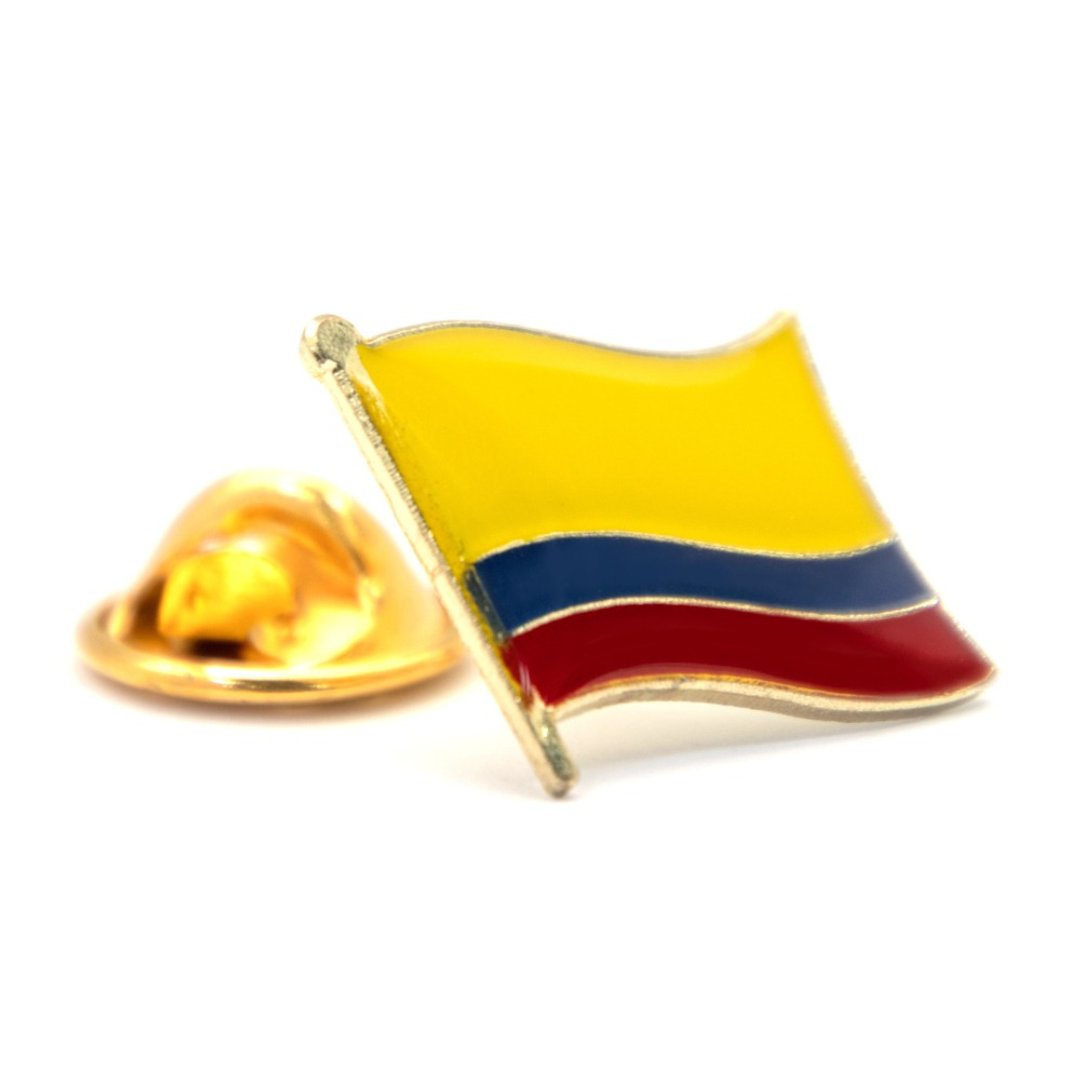 Colombia 哥伦比亚国旗配饰 精美 国徽徽章 纪念饰品 国旗胸章 辨 - 胸针 - 其他材质 多色