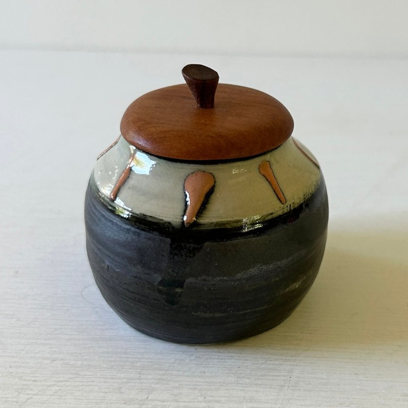 小锅，铁伊金 - 碗 - 陶 黑色