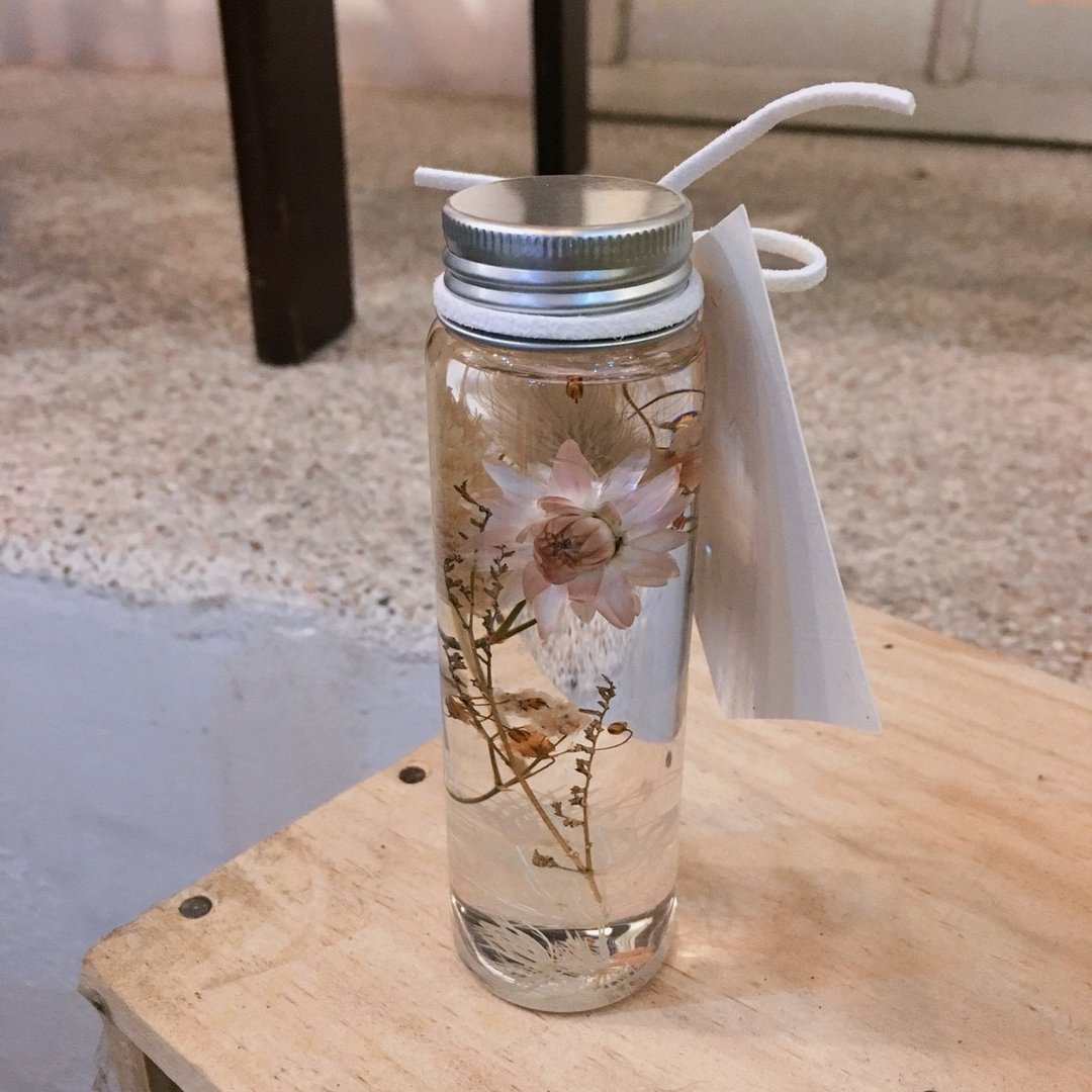 浮游小花瓶【出淤泥而不染】- 干燥花 / 浮游花 / 送礼首选 - 干燥花/捧花 - 植物．花 白色