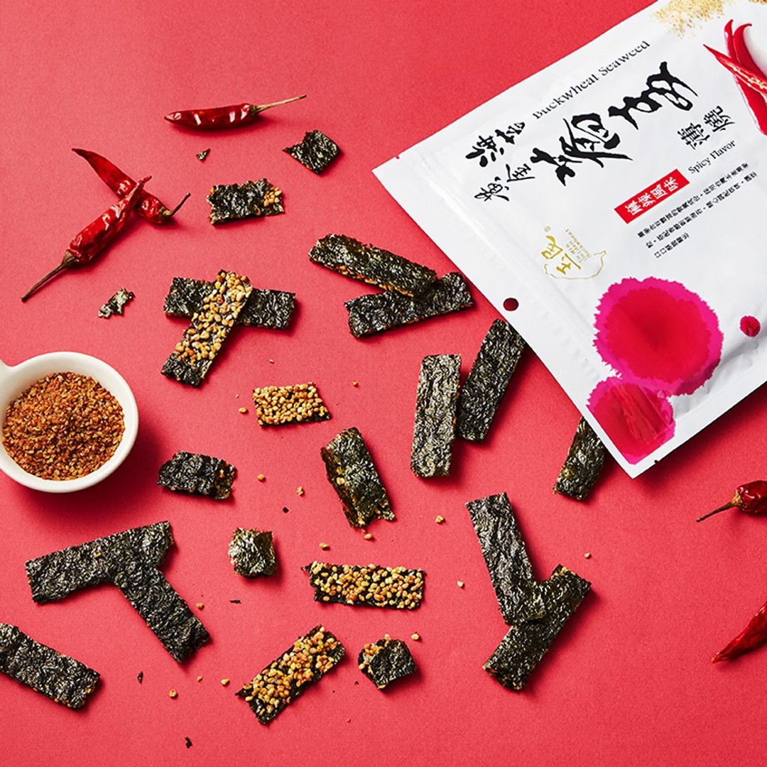 【首选x抢着吃】黄金荞麦海苔(麻辣) - 零食/点心 - 新鲜食材 红色