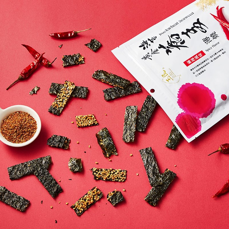 【首选x抢着吃】黄金荞麦海苔(麻辣) - 零食/点心 - 新鲜食材 红色