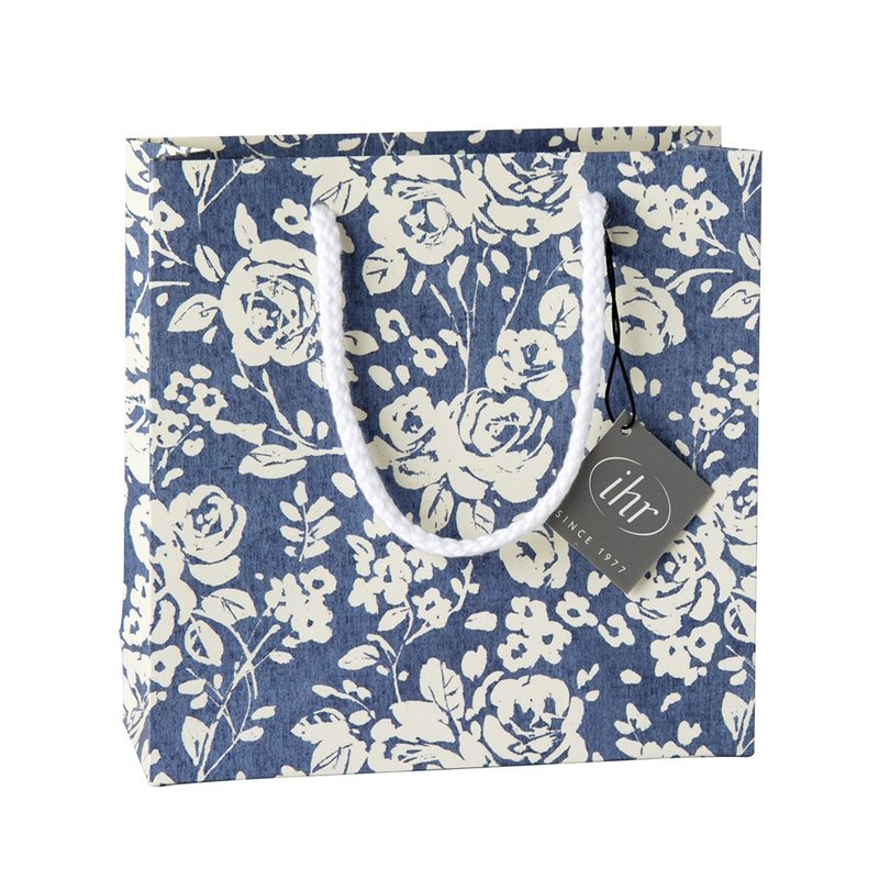 德国IHR-纸袋-索尔维格蓝色雾面手提袋 - 文件夹/资料夹 - 纸 多色