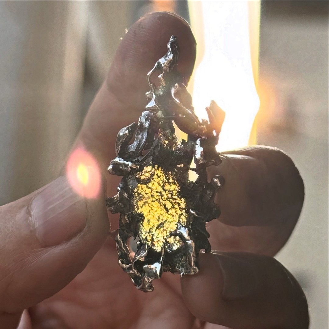 Moldavite / 捷克陨石 / 暖暖 - 项链 - 半宝石 绿色
