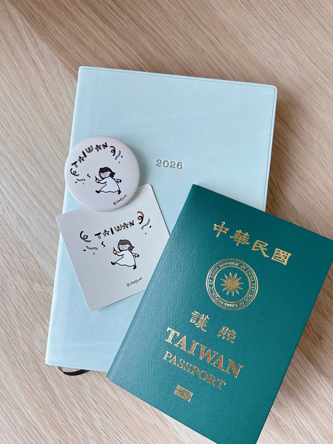 TAIWAN  徽章  贴纸 - 徽章/别针 - 其他金属 