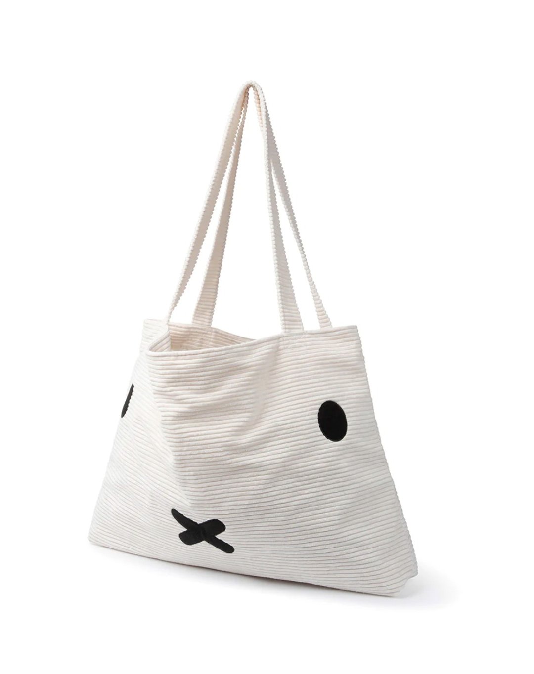 Miffy 米飞儿灯芯绒奶油色环保购物袋 - 侧背包/斜挎包 - 其他材质 多色
