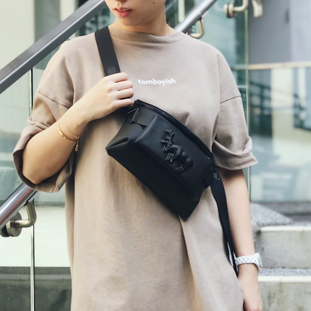 VF Waist Bag 跨背包 - 侧背包/斜挎包 - 塑料 黑色