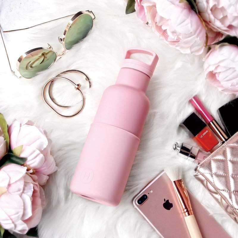 【太妃-玫瑰粉】 美国HYDY时尚保温水瓶 | CinCin Déco系列480ml - 水瓶/水壶 - 其他金属 粉红色