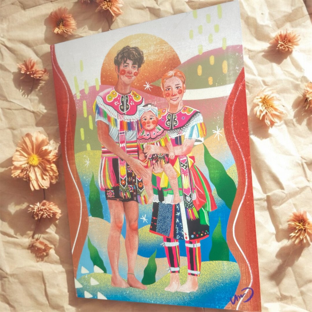 数位插画大自然风格似颜绘/满版 送礼 定制化 插画 - 电子手绘真人画像/绘画/插画 - 其他材质 