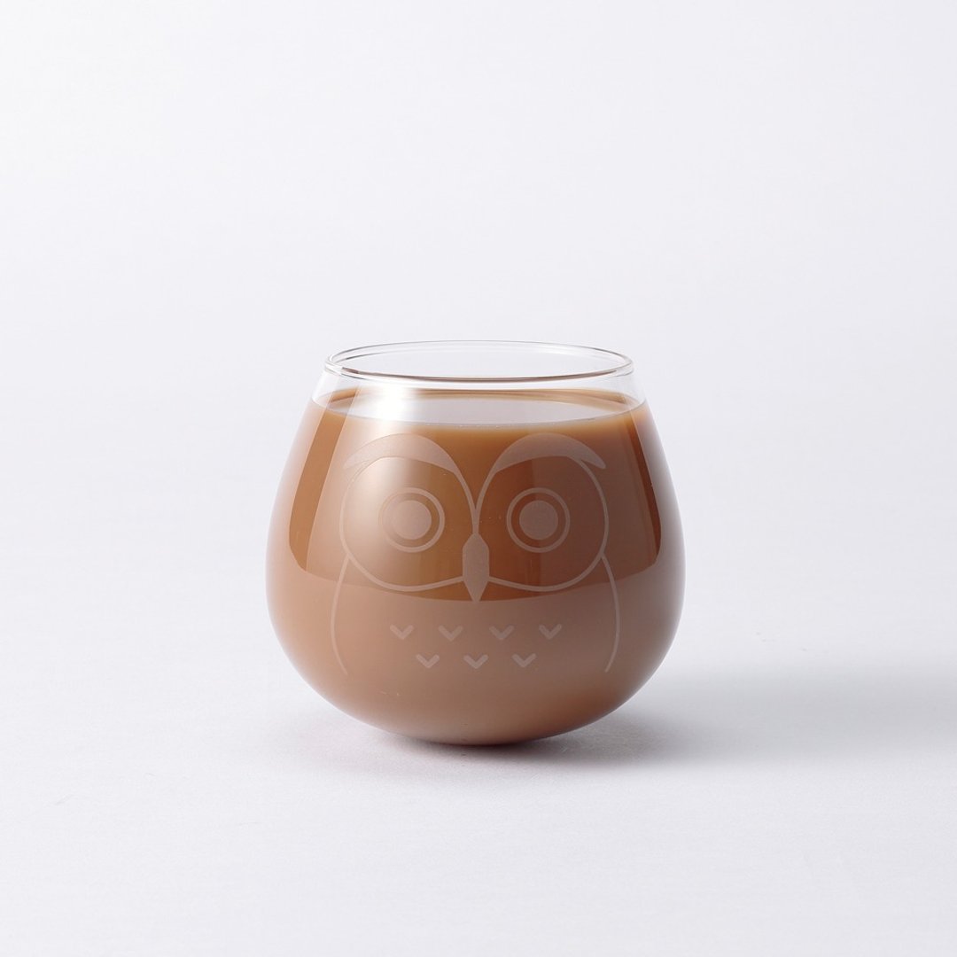 猫头鹰玻璃杯 / 2入礼盒组 - 玻璃杯 - 玻璃 透明