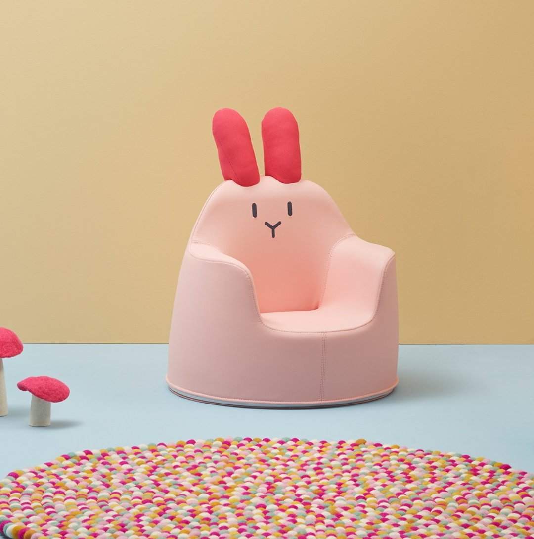 Bunny ACO 兔子小沙发 (人造皮革) - 儿童家具 - 真皮 