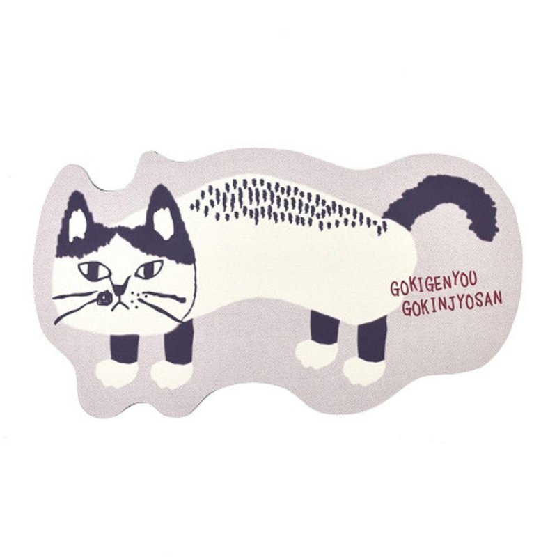 Kusuguru Japan柔软地垫 吸水速干止滑底 造型天然橡胶地垫-灰色 - 其他 - 其他人造纤维 灰色