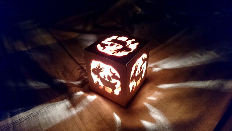 圣诞麋鹿 // 小夜灯 // 安心出货SOP - 灯具/灯饰 - 木头 多色