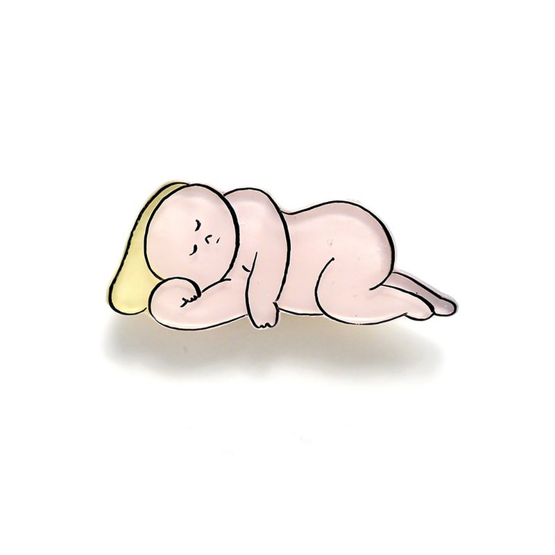 Hand-made Brooch - 胸针 - 塑料 白色