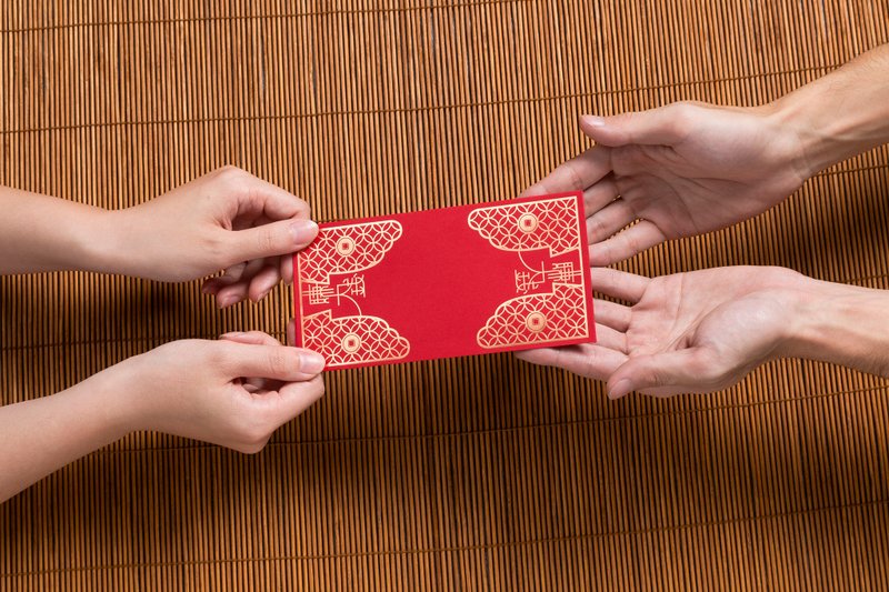 礼尚往来红包袋-6入 - 红包/春联 - 纸 红色