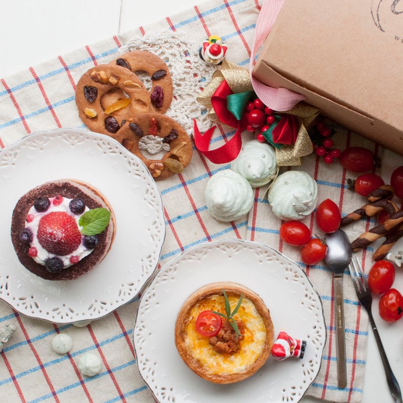 Cup'o Story 圣诞袜里的愿望-咸派甜塔小点心礼盒 》圣诞节12/20 - 12/31限定《 - 蛋糕/甜点 - 新鲜食材 