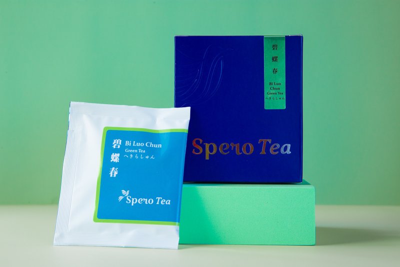 碧螺春 原叶三角立体茶包 - 湛蓝盒装8入 - 茶 - 新鲜食材 