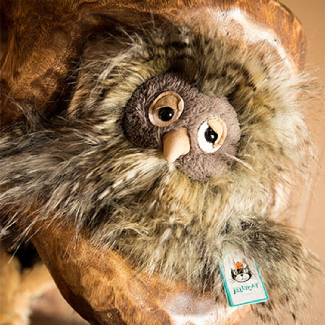 Orlando Owl 23cm - 玩偶/公仔 - 聚酯纤维 白色