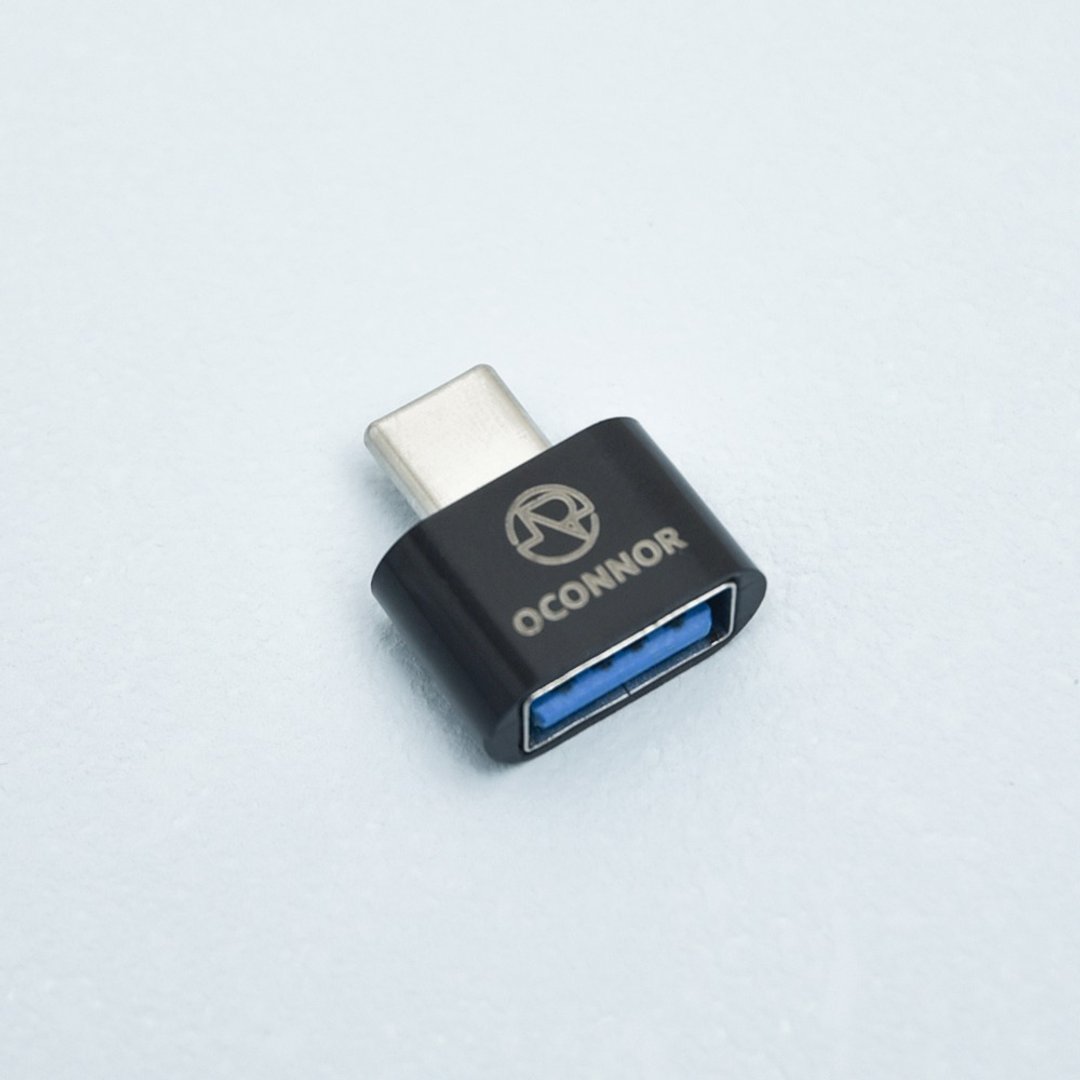 OCONNOR 转接头 USB(母) to Type-C(公)-菌翘包专用配件 - 其他 - 其他材质 黑色