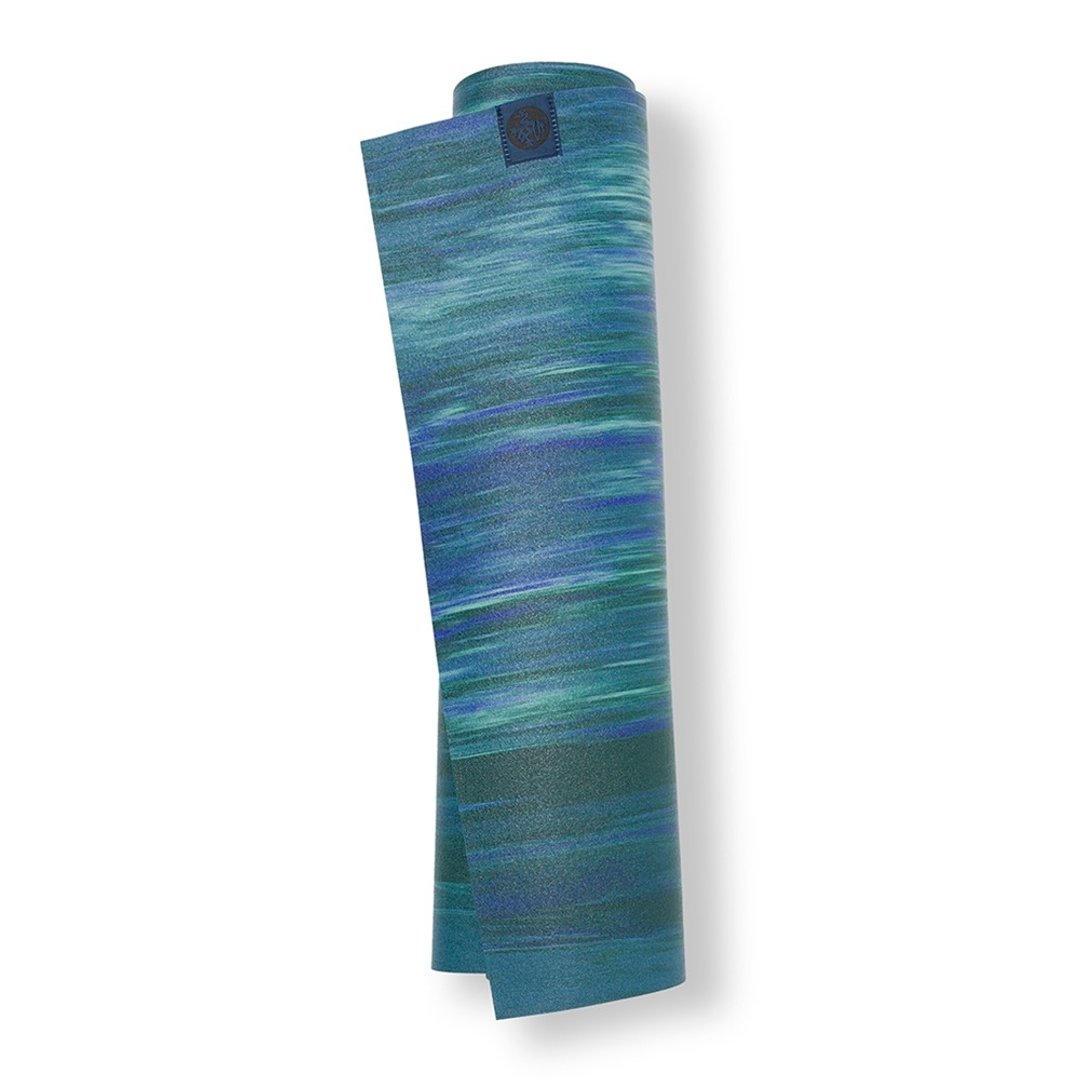 【Manduka】eKo SuperLite 旅行瑜珈垫 1.5mm - Blue Toad Marble - 瑜珈垫 - 橡胶 蓝色