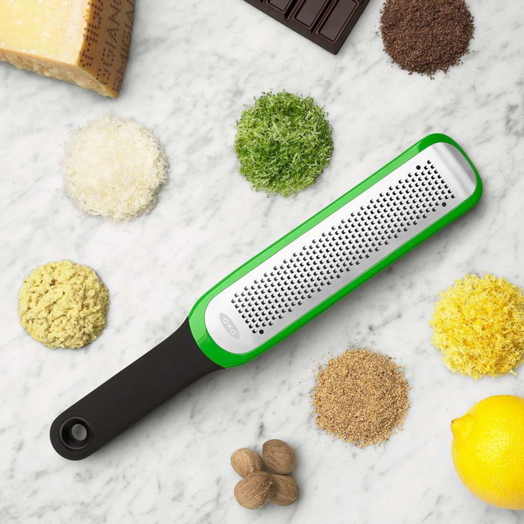 OXO 好好握柠檬刨皮器 - 厨房用具 - 不锈钢 绿色