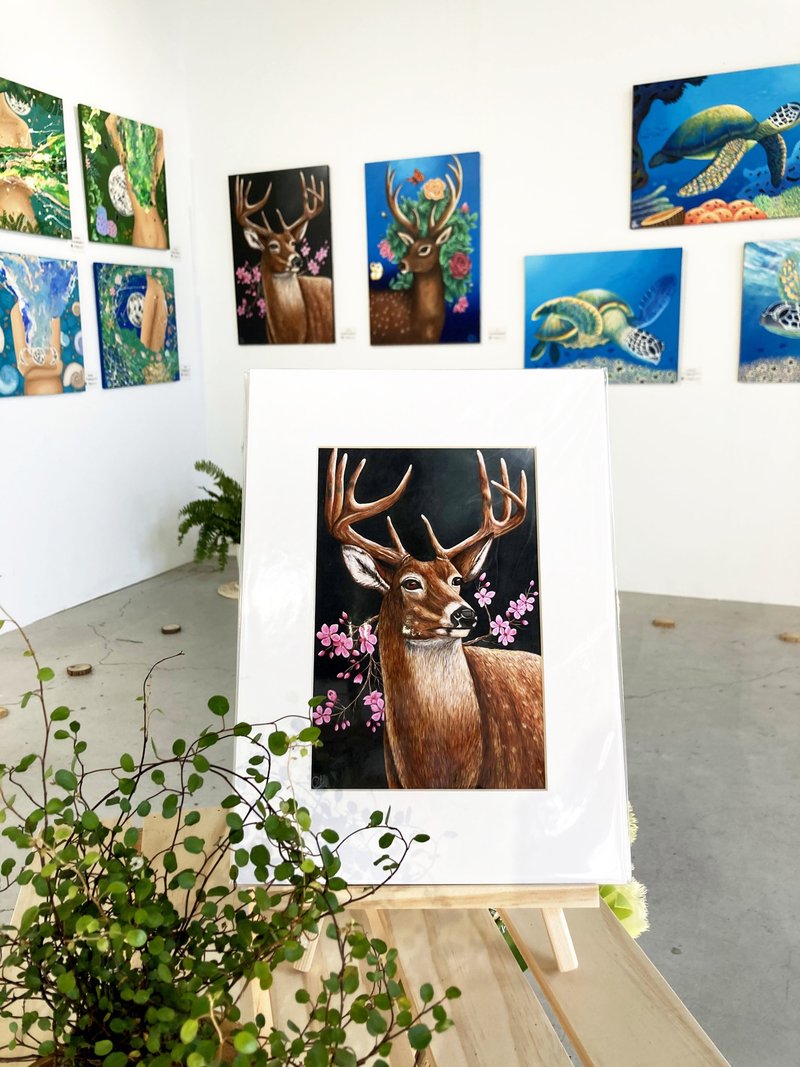 夜里的微笑 l 艺术微喷 l 限量版画 Giclée Art Prints - 海报/装饰画/版画 - 纸 多色