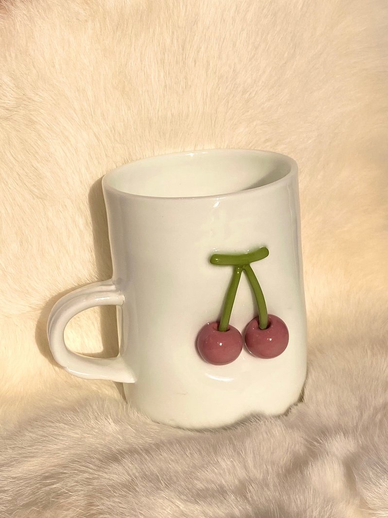 樱桃杯 - 咖啡杯/马克杯 - 陶 