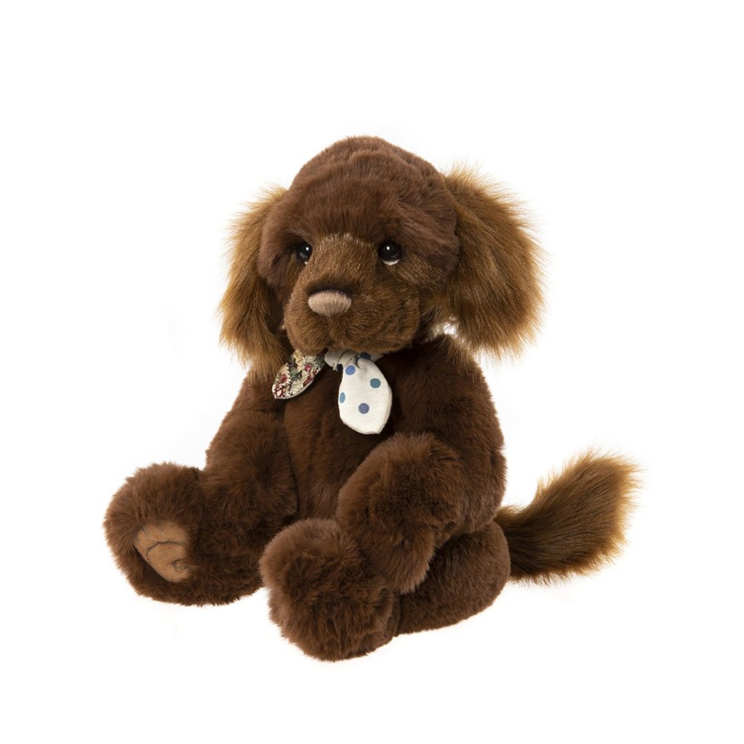 Charlie Bears 英国玩偶 Gusto Puppy Dog 手工制作小狗玩偶 - 玩偶/公仔 - 聚酯纤维 咖啡色