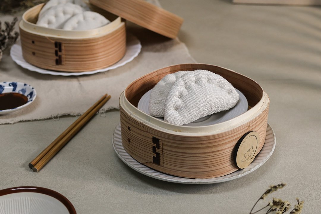 小饺子 Dumpling 纯手作 吊饰 家饰品 猫咪儿童玩具 中式料理 - 玩具 - 其他材质 多色
