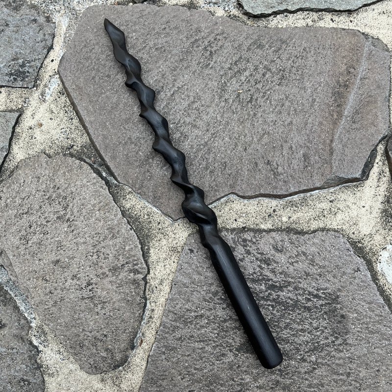 我制杖　魔杖　鹘骫骳　手工魔杖　法杖 - 摆饰 - 木头 绿色