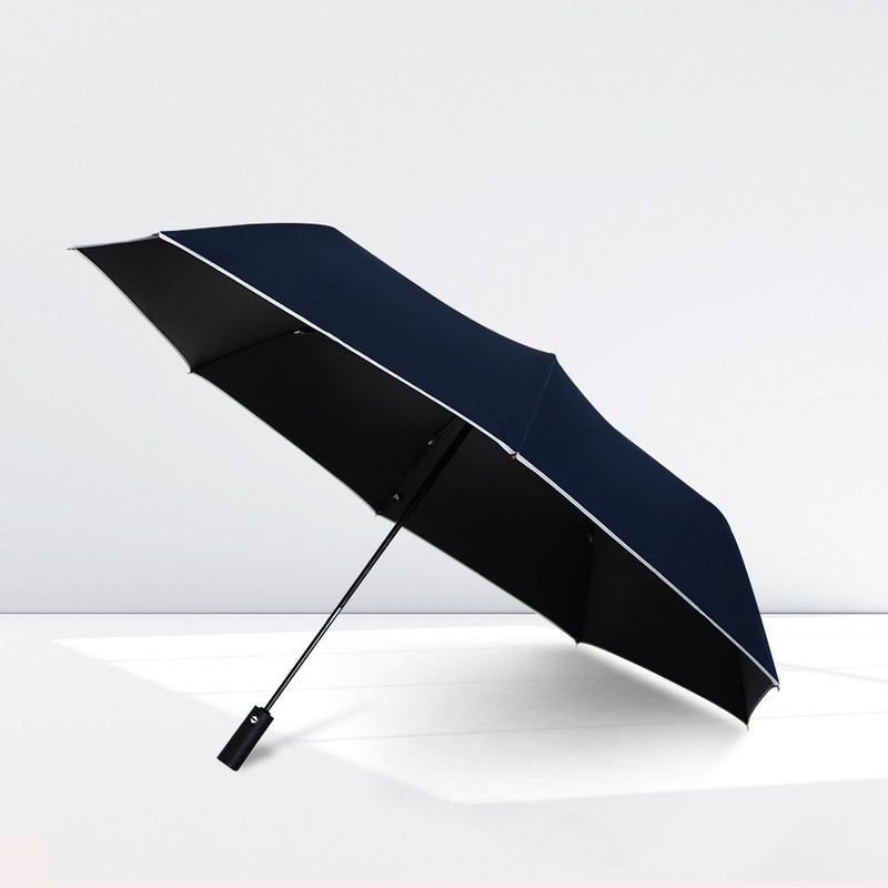 TDN反光防回弹降温自动开收伞 超大抗UV自动雨伞(海军蓝) - 雨伞/雨衣 - 防水材质 蓝色