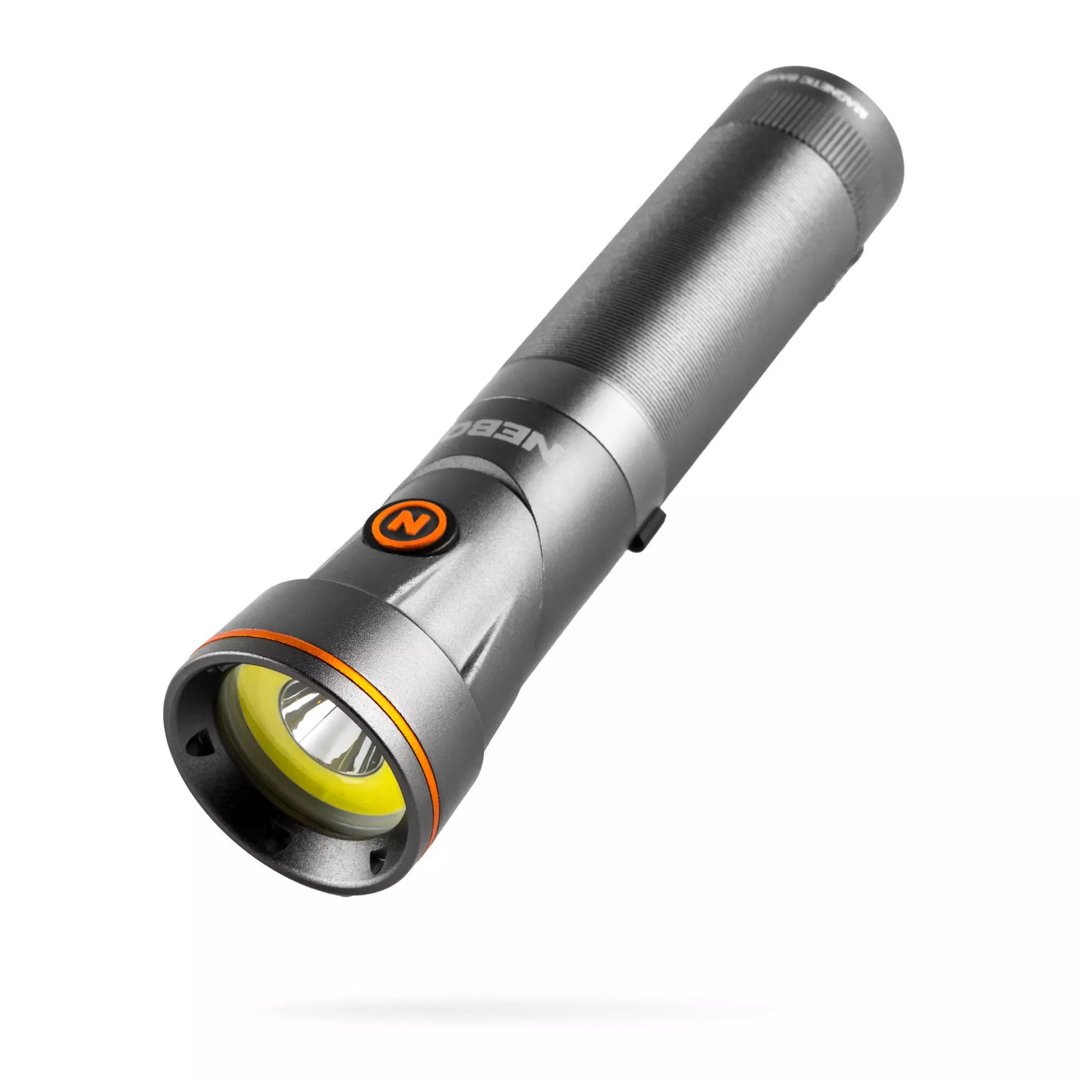 【NEBO】富兰克林 多方向两用手电筒-USB充电 300流明 IPX4 - 露营用品 - 其他金属 灰色
