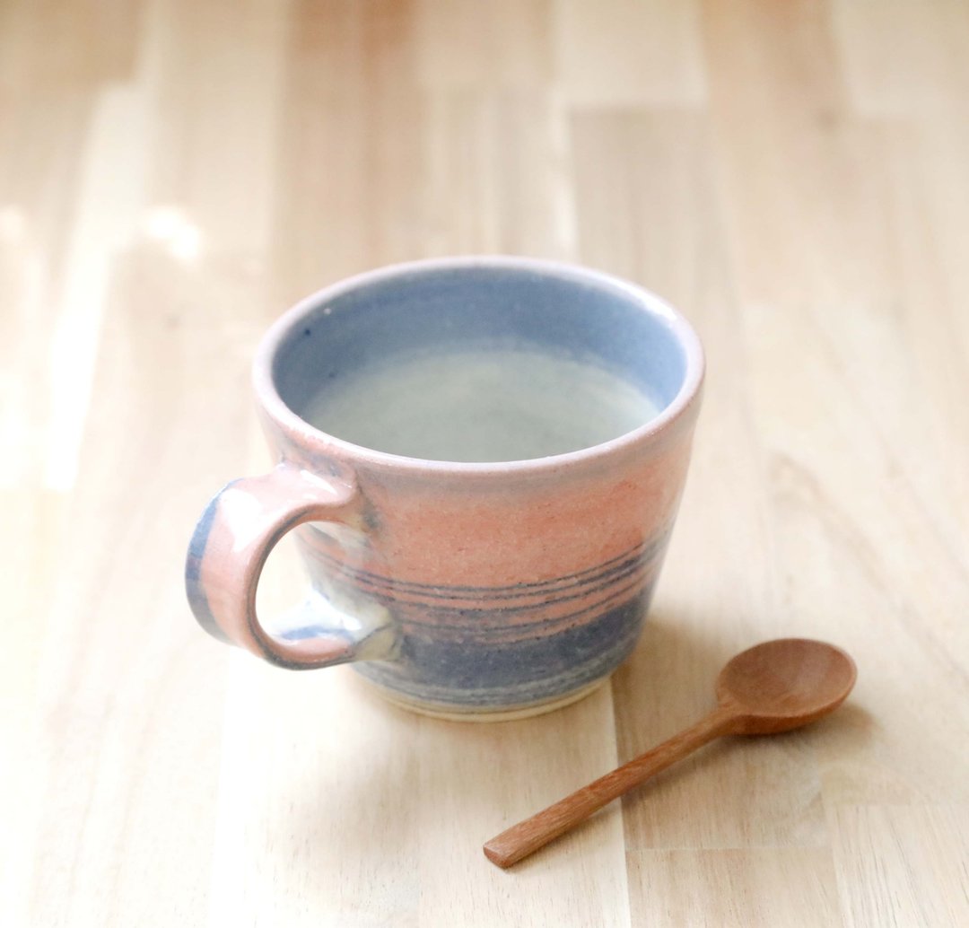 练上马克杯 晨空 - 咖啡杯/马克杯 - 陶 粉红色