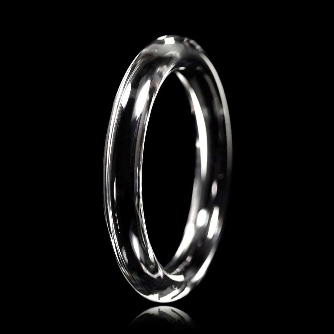【正佳珠宝】白水晶 搜藏级全净体 内径59.7mm 手围19.5 白水晶 - 手链/手环 - 半宝石 多色