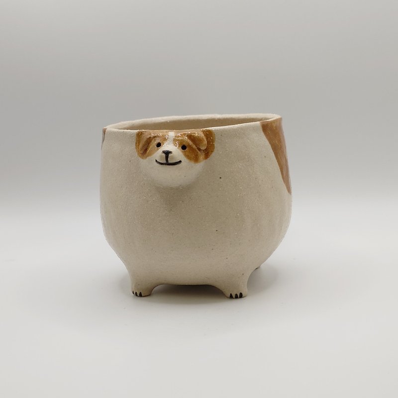 杰克罗素犬杯杯 - 其他杯子 - 陶 白色