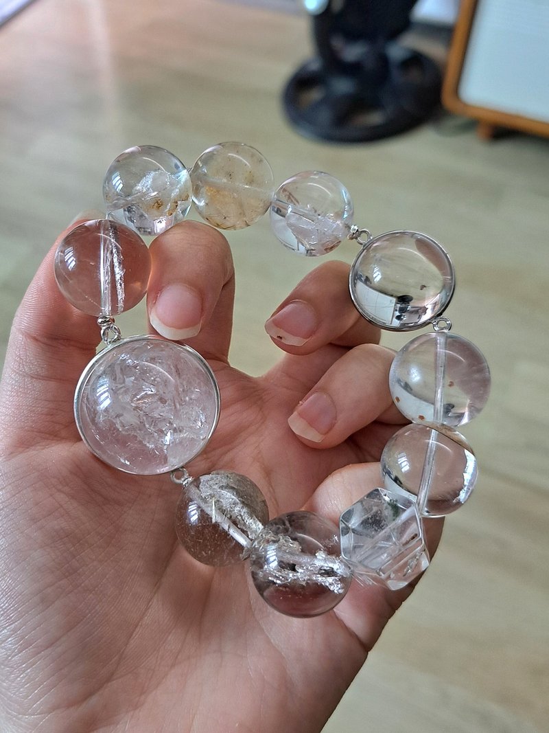 两条大咪水晶手链手串多宝 - 手链/手环 - 水晶 多色