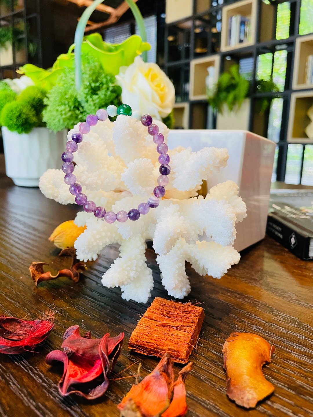 蓦然(手环系列)梦幻紫水晶--稳定情绪 - 手链/手环 - 水晶 紫色