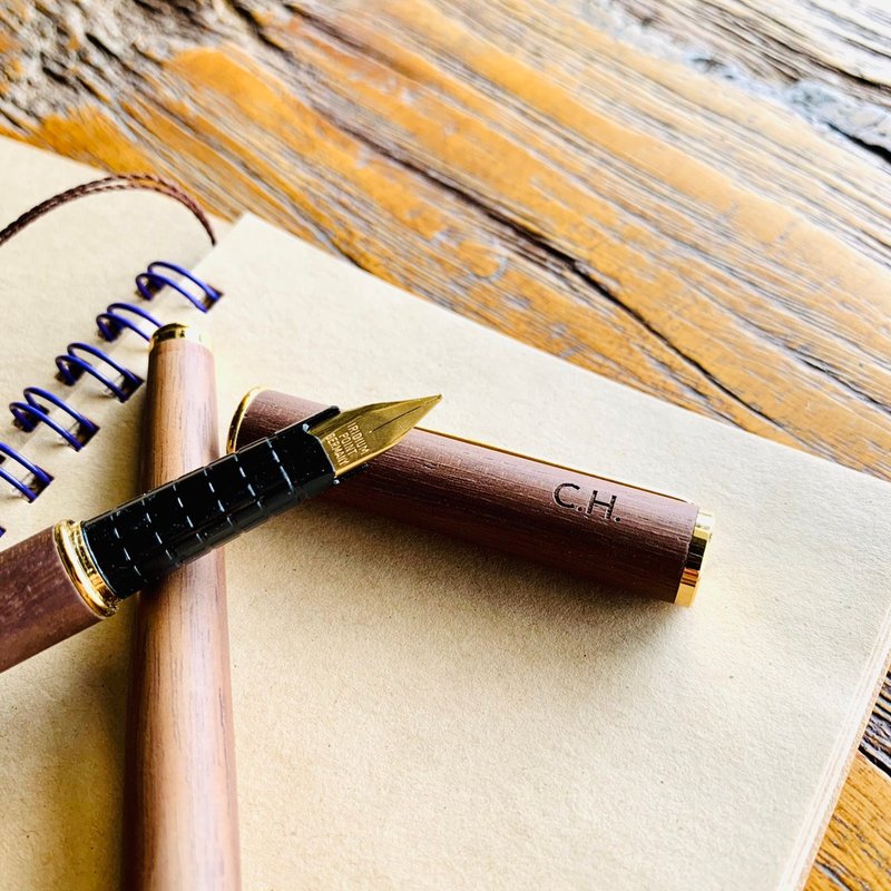 BESTAR 木质钢笔 入门款 毕业礼 定制雷雕 - 钢笔 - 木头 黄色