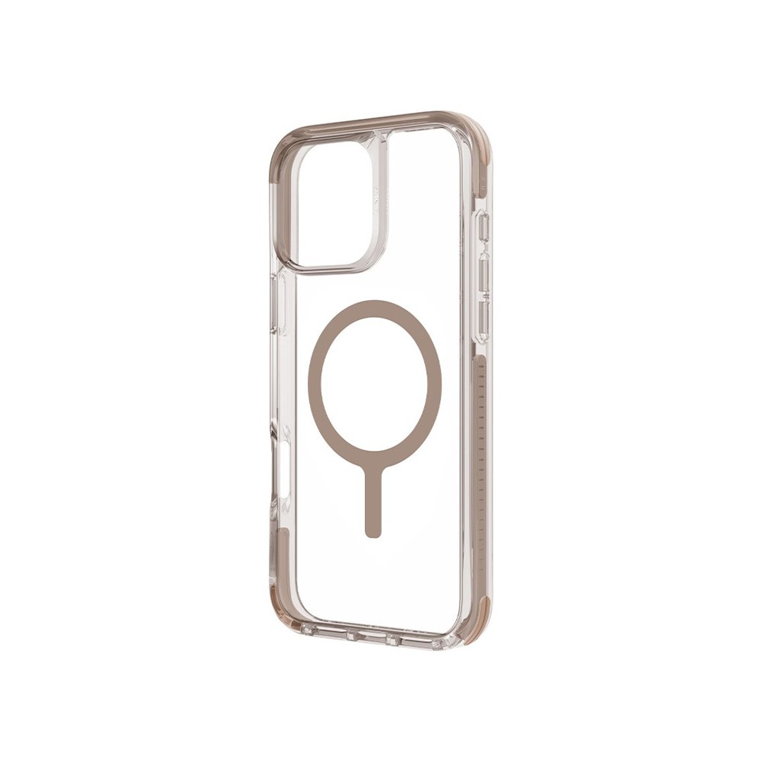 iPhone 16 Pro/Pro Max Combat 四角磁吸防摔三料保护壳-金 - 手机壳/手机套 - 塑料 金色