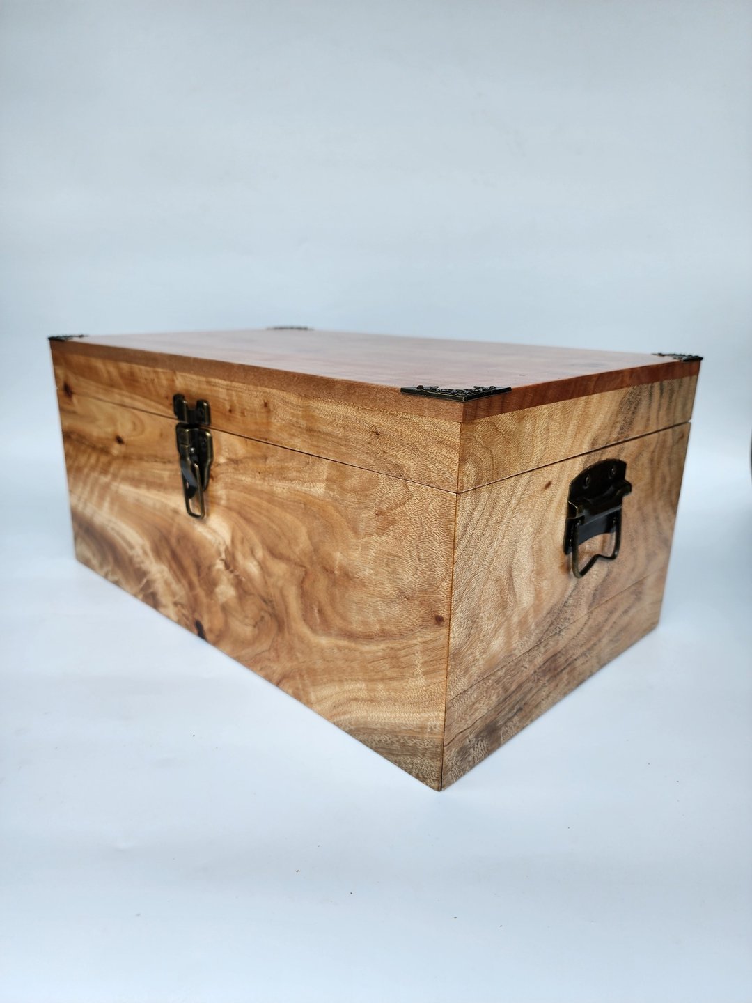 【Woodfun玩木趣】 暗层抽屉闪花百宝盒/百宝箱/饰品盒/收纳盒 - 收纳用品 - 木头 