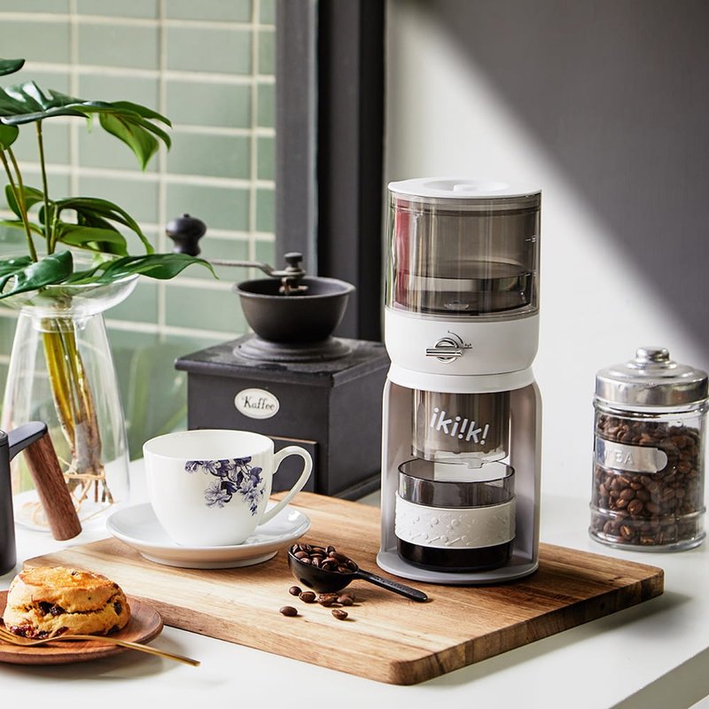 【ikiiki伊崎】萃取旋转咖啡机 - 厨房家电 - 其他材质 白色